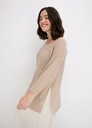 Pull oversize en maille ajourée, bonprix