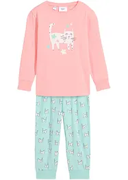 Mädchen Pyjama mit Bio-Baumwolle (2-tlg. Set), bonprix