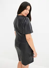 Lederimitat-Kleid, bonprix