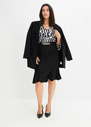 Robe midi avec détail ceinture, bonprix