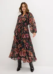 Robe imprimée en crêpe, bonprix