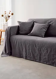 Vielseitig einsetzbarer Leinen Überwurf, bonprix