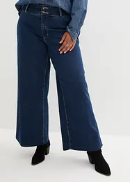 Jean Wide Leg, taille haute, extensible, bonprix