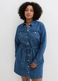 Jeanskleid mit Gürtel, bonprix