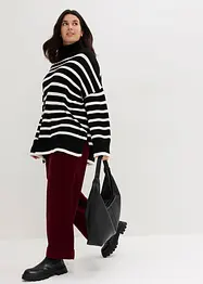 Oversized Pullover mit seitlichen Schlitzen, bonprix