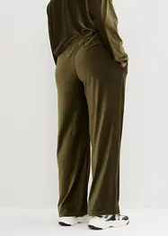 Pantalon velours côtelé à taille élastiquée, bonprix