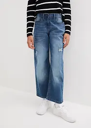 Mädchen Jeanshose, Wide Leg, bonprix