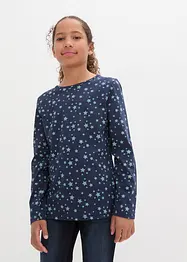 Mädchen Langarmshirt aus Bio-Baumwolle (3er Pack), bonprix