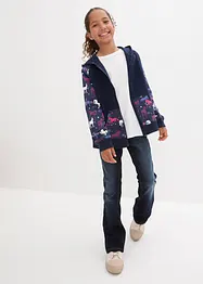 Sweat zippé fille, bonprix