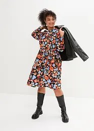 Robe tissée en viscose, longueur genou, bonprix