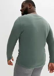 Langarmshirt (2er Pack) aus reiner Bio-Baumwolle, bonprix