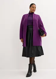 Manteau en laine foulée, bonprix