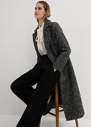 Manteau texturé en laine, bonprix