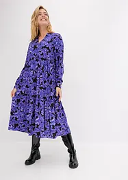 Robe midi à imprimé floral, bonprix