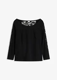 Langarmshirt mit Cut Outs, bonprix