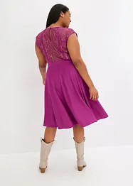 Midikleid mit Spitze, bonprix