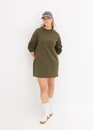 Robe molletonnée oversize, bonprix