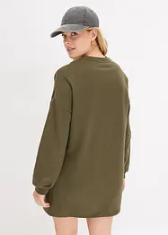 Robe molletonnée oversize, bonprix
