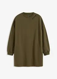 Robe molletonnée oversize, bonprix