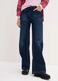 Wide-Leg-Jeans Mid Waist, bonprix