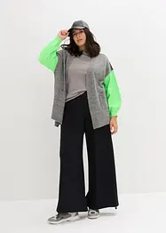 Oversize-Strickjacke mit Color-Blocking, bonprix