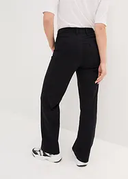 Pantalon twill Essential, taille haute, bonprix