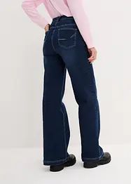 Wide-Leg-Jeans Mid Waist, bonprix