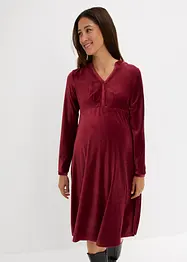 2-in-1 Umstandskleid und Stillkleid aus Samt, bonprix