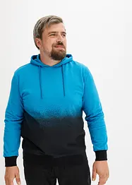 Kapuzensweatshirt mit recyceltem Polyester, Farbverlauf, bonprix