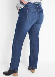 Jean droit taille mi-haute, extensible, bonprix