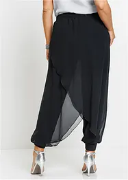 Pantalon avec empiècements crêpe, bonprix