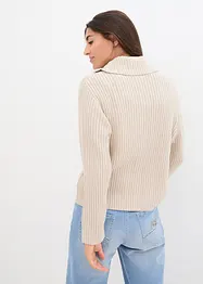 Strickjacke mit Reißverschluss, bonprix