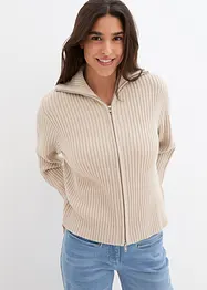 Strickjacke mit Reißverschluss, bonprix