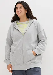 Oversized Sweatjacke mit Kapuze, bonprix