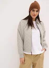 Blouson matelassé à col en velours côtelé, bonprix