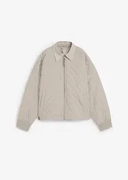 Blouson matelassé à col en velours côtelé, bonprix