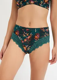 Maxislip mit zarter Spitze (2er Pack), bonprix