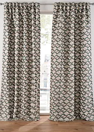 Jacquard Vorhang mit grafischem Muster, bonprix