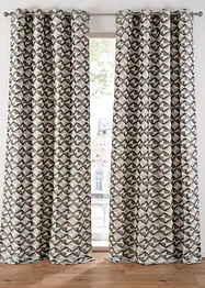 Jacquard Vorhang mit grafischem Muster, bonprix