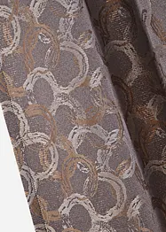 Rideau jacquard avec cercles (1 pce), bonprix