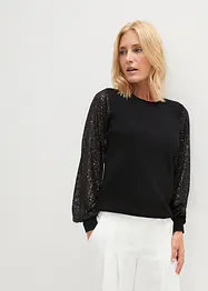 Pull fluide en maille fine, bonprix