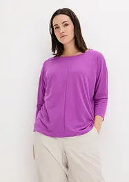 Oversize-Sweatshirt mit Struktur, bonprix