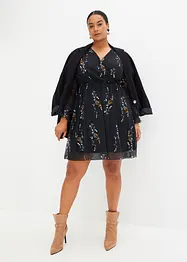 Robe imprimée en mesh, bonprix