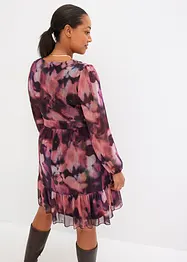 Robe imprimée en mesh, bonprix