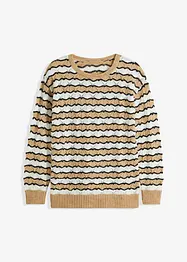 gemusterter Pullover, bonprix