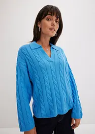 Pullover mit Zopfmuster, bonprix