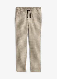 Pantalon chino garçon en matière douce, bonprix