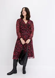 Jersey-Kleid aus Mesh, bonprix