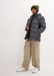 Jungen Winterjacke mit Fleecefutter, bonprix