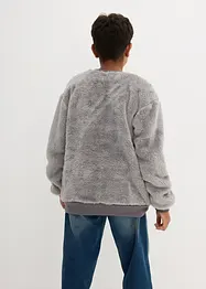 Jungen flauschiges Sweatshirt, bonprix